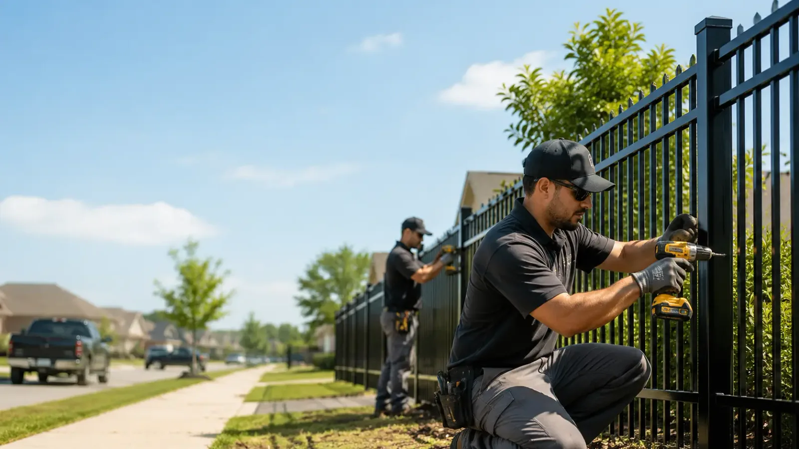 Metal Fence Installation in Saint Charles, MI